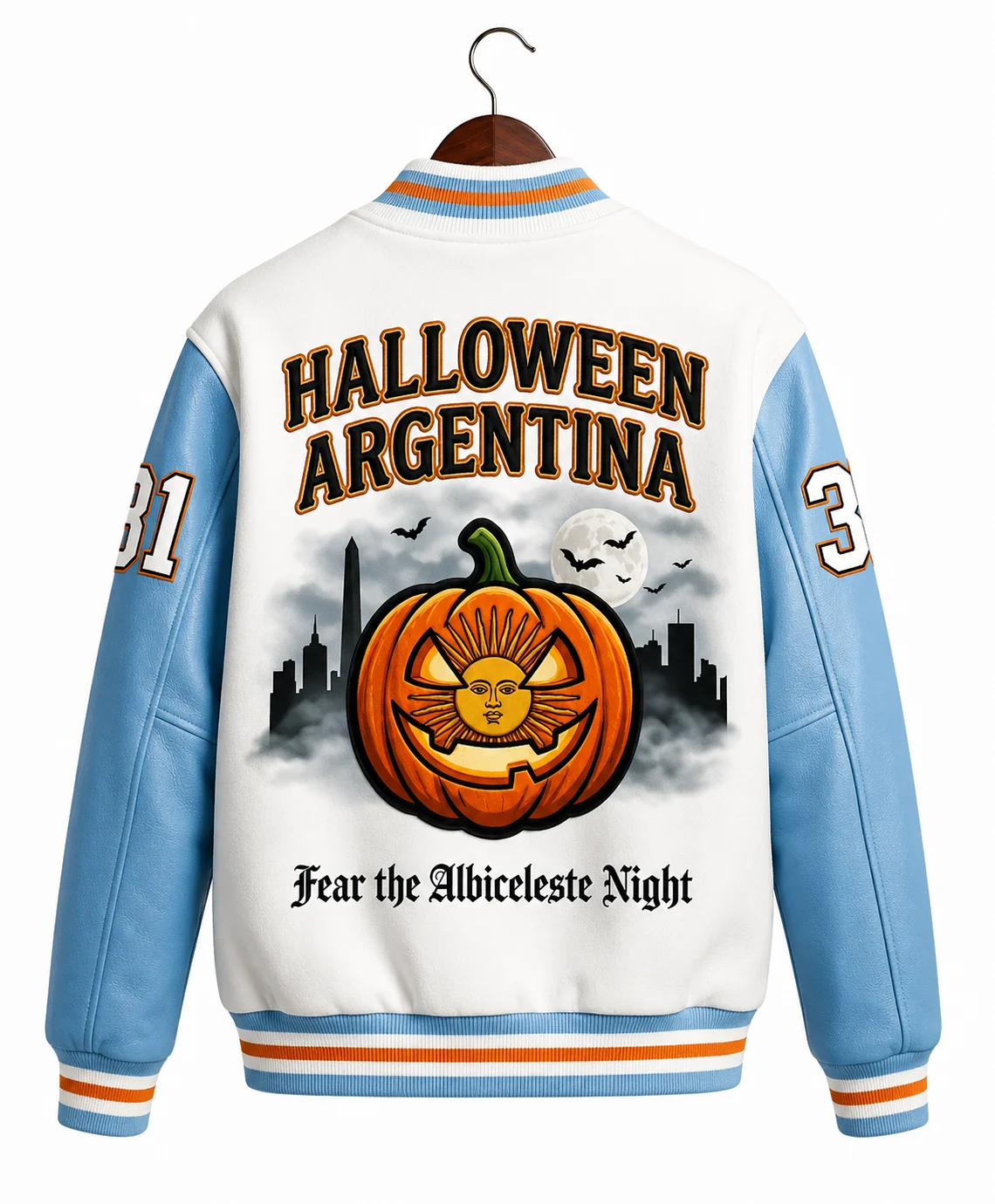 Argentina Halloween Varsity Jacket