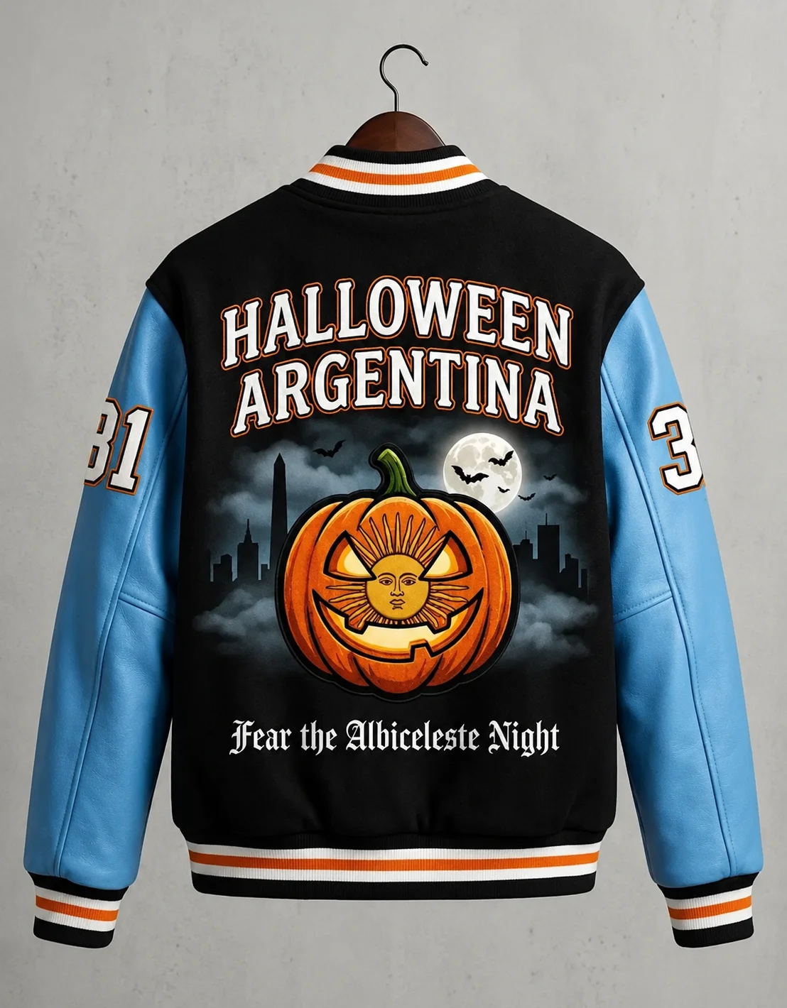 Argentina Halloween Varsity Jacket