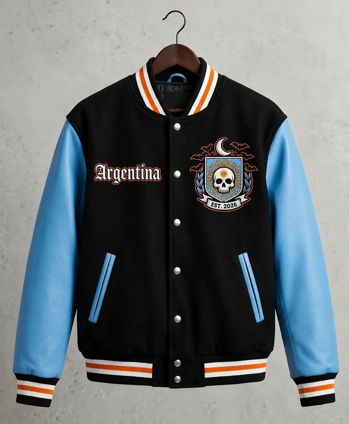 Argentina Halloween Varsity Jacket