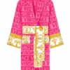 Baroque Bathrobe Women’s Pink Versace Robe