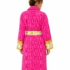 Baroque Bathrobe Women’s Pink Versace Robe