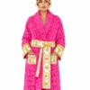 Baroque Bathrobe Women’s Pink Versace Robe