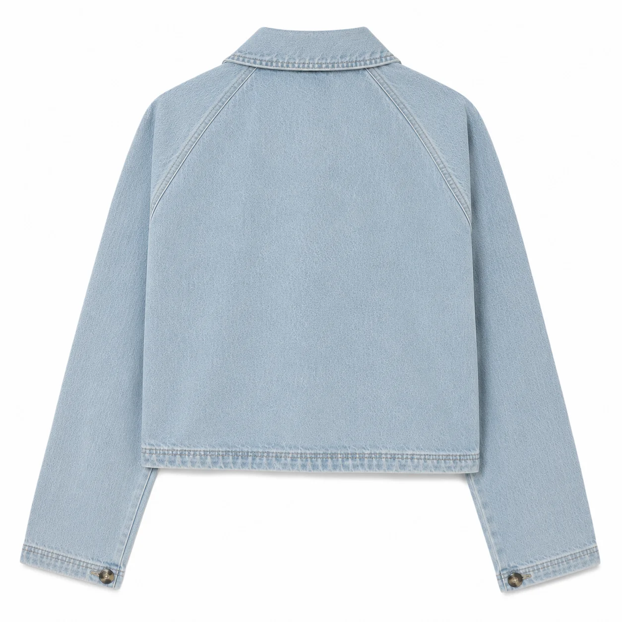 Battle On The Beach Sarah Baeumler Denim Trench Jacket