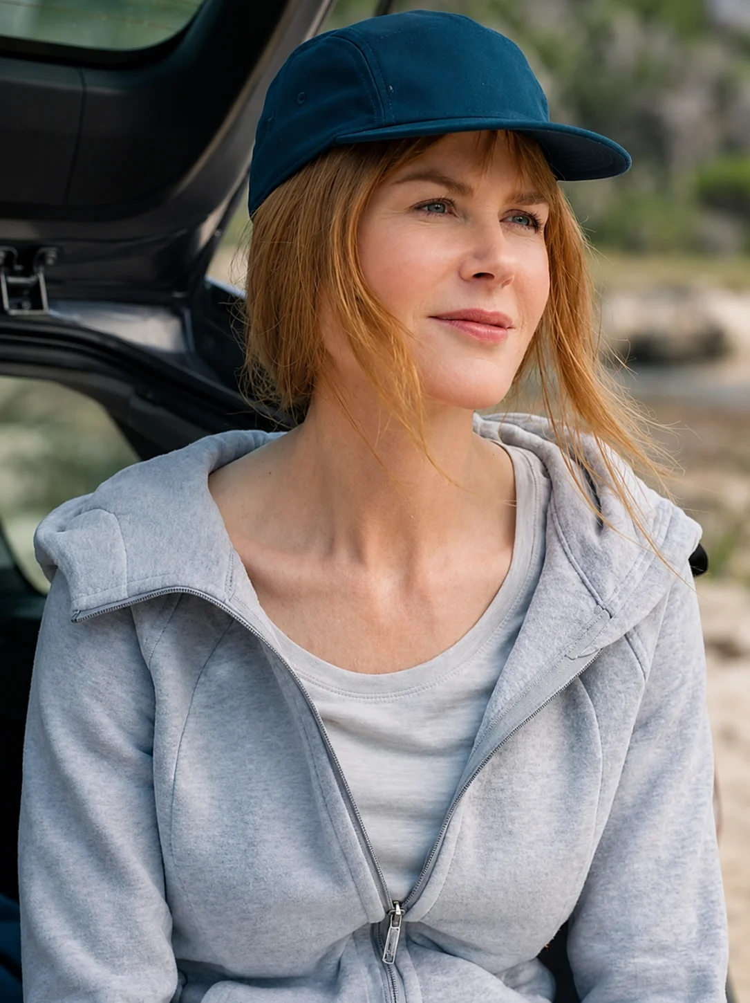 Big Little Lies S2 Nicole Kidman Grey Hoodie