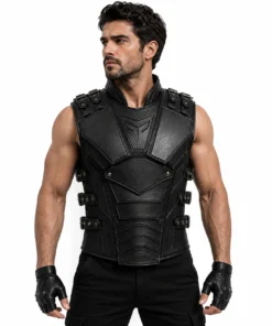 Black Cosplay Armor Vest
