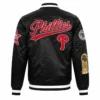 Boyz II Men MLB All Star Game 2026 Black Satin Jacket