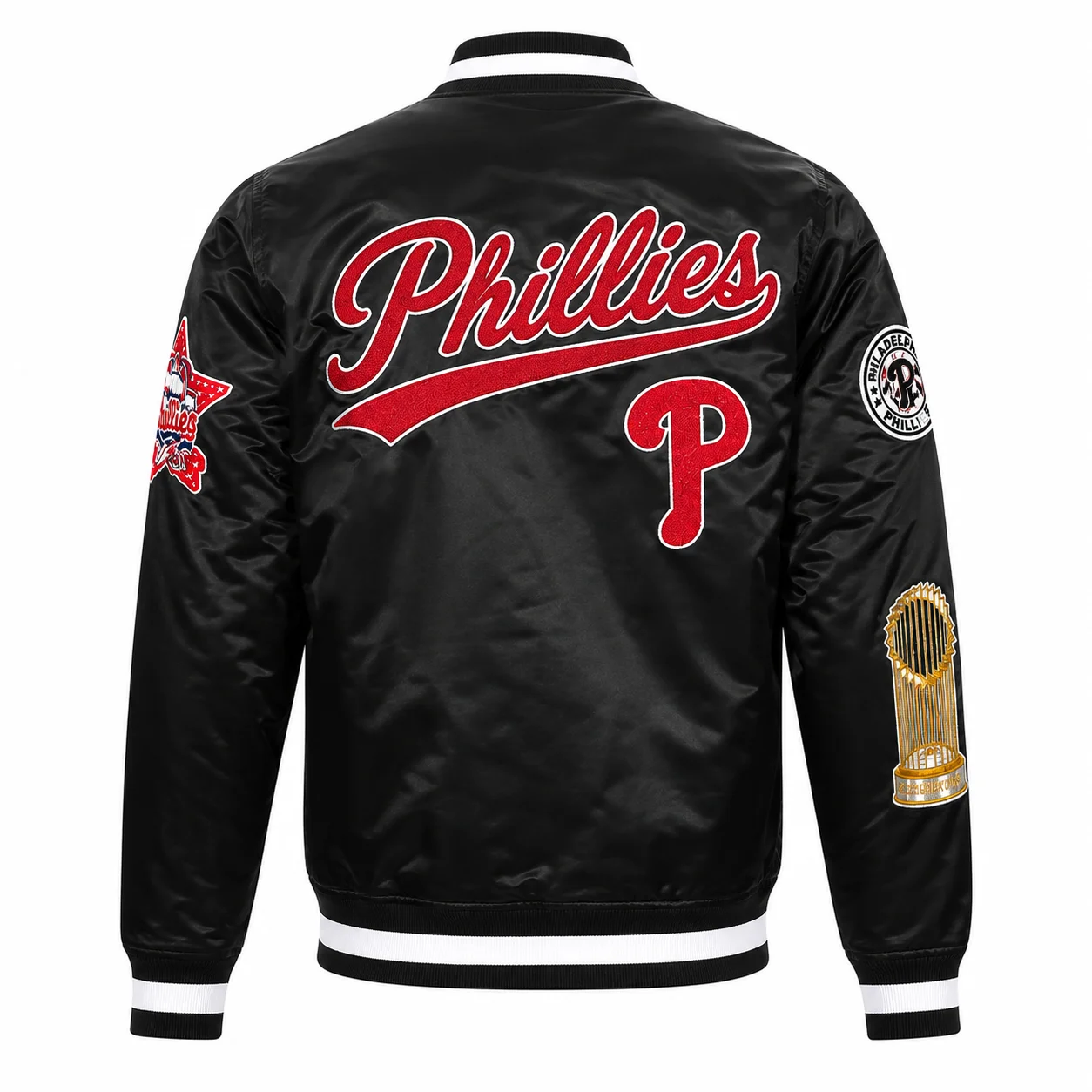 Boyz II Men MLB All Star Game 2026 Black Satin Jacket