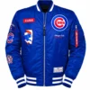 CM Punk Chicago Cubs Blue Jacket
