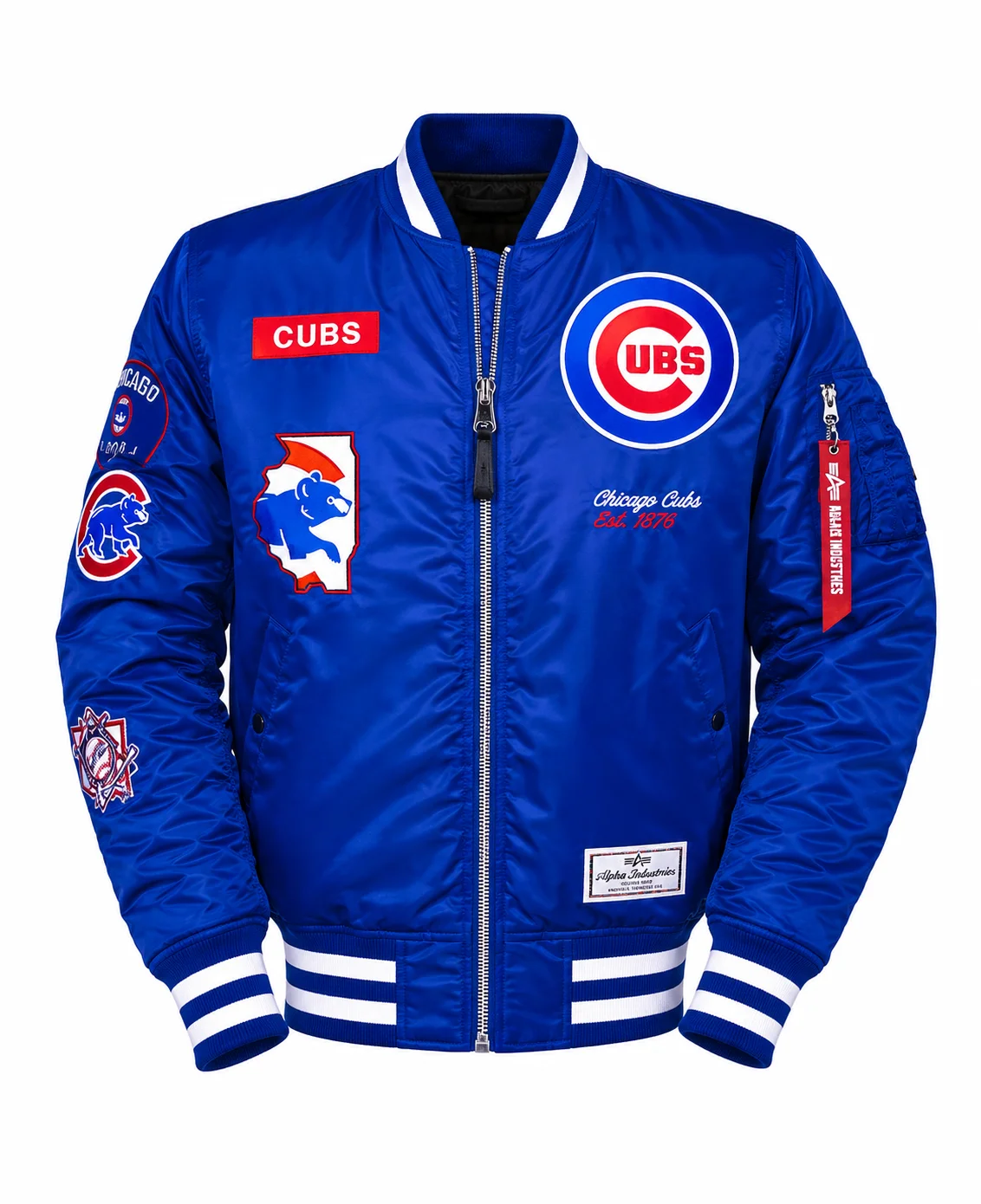 CM Punk Chicago Cubs Blue Jacket