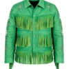 CMA Awards Shaboozey Green Fringe Jacket