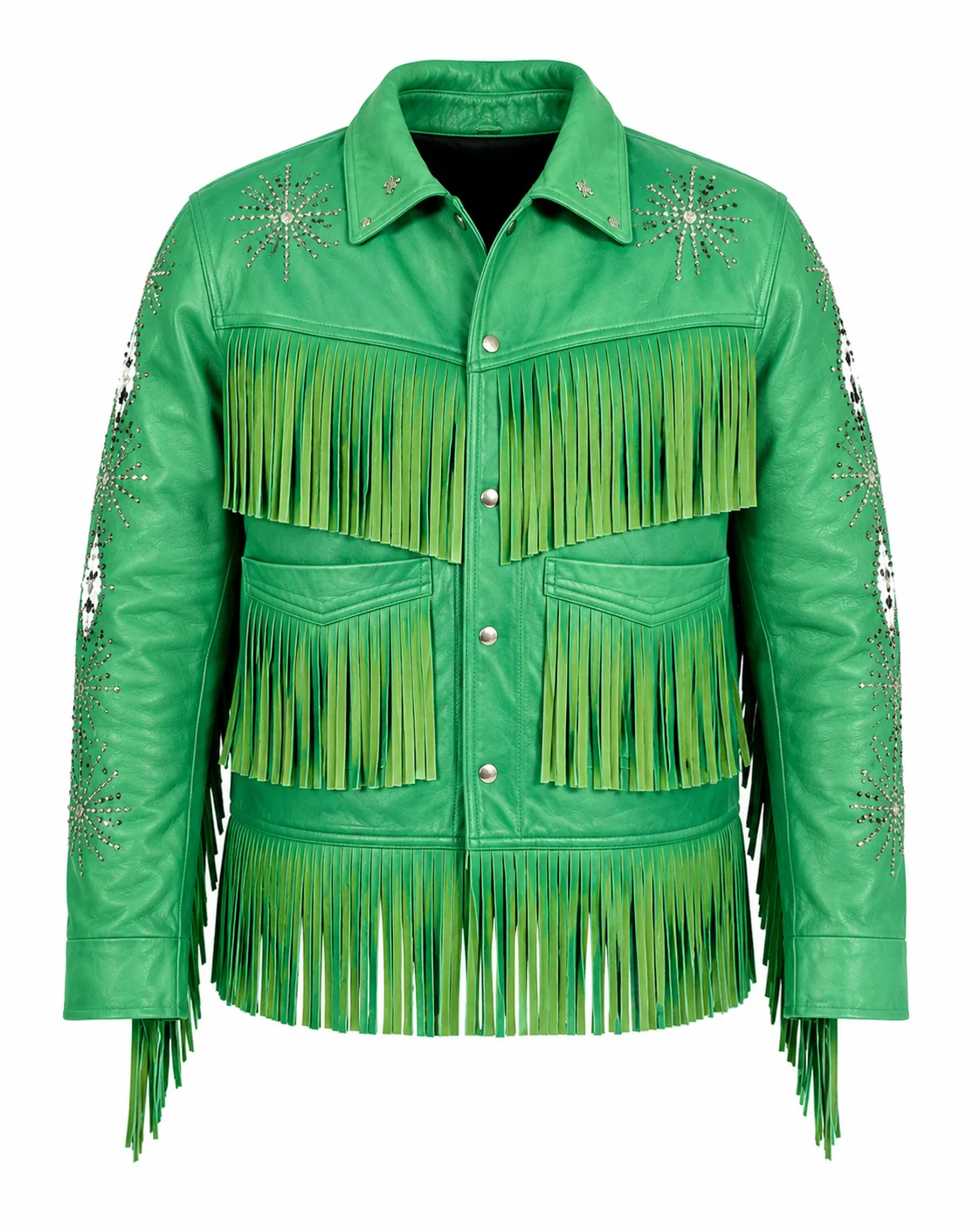 CMA Awards Shaboozey Green Fringe Jacket