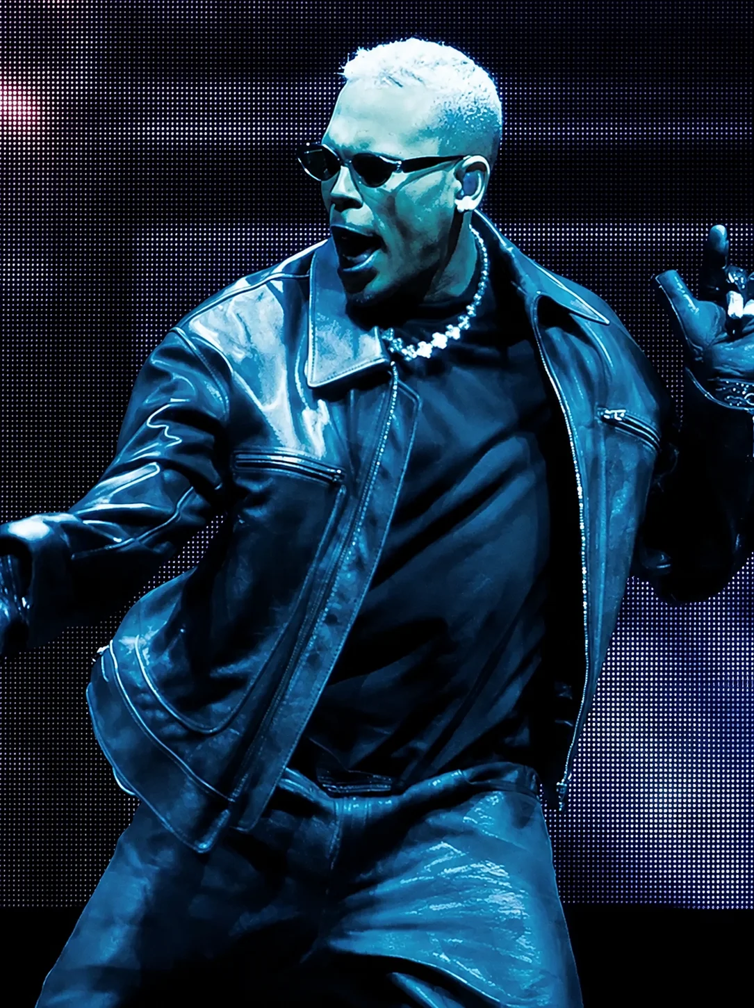 Chris Brown The R&B Tour 2026 Leather Jacket