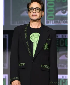 Comic-Con Robert Downey Jr Black Blazer