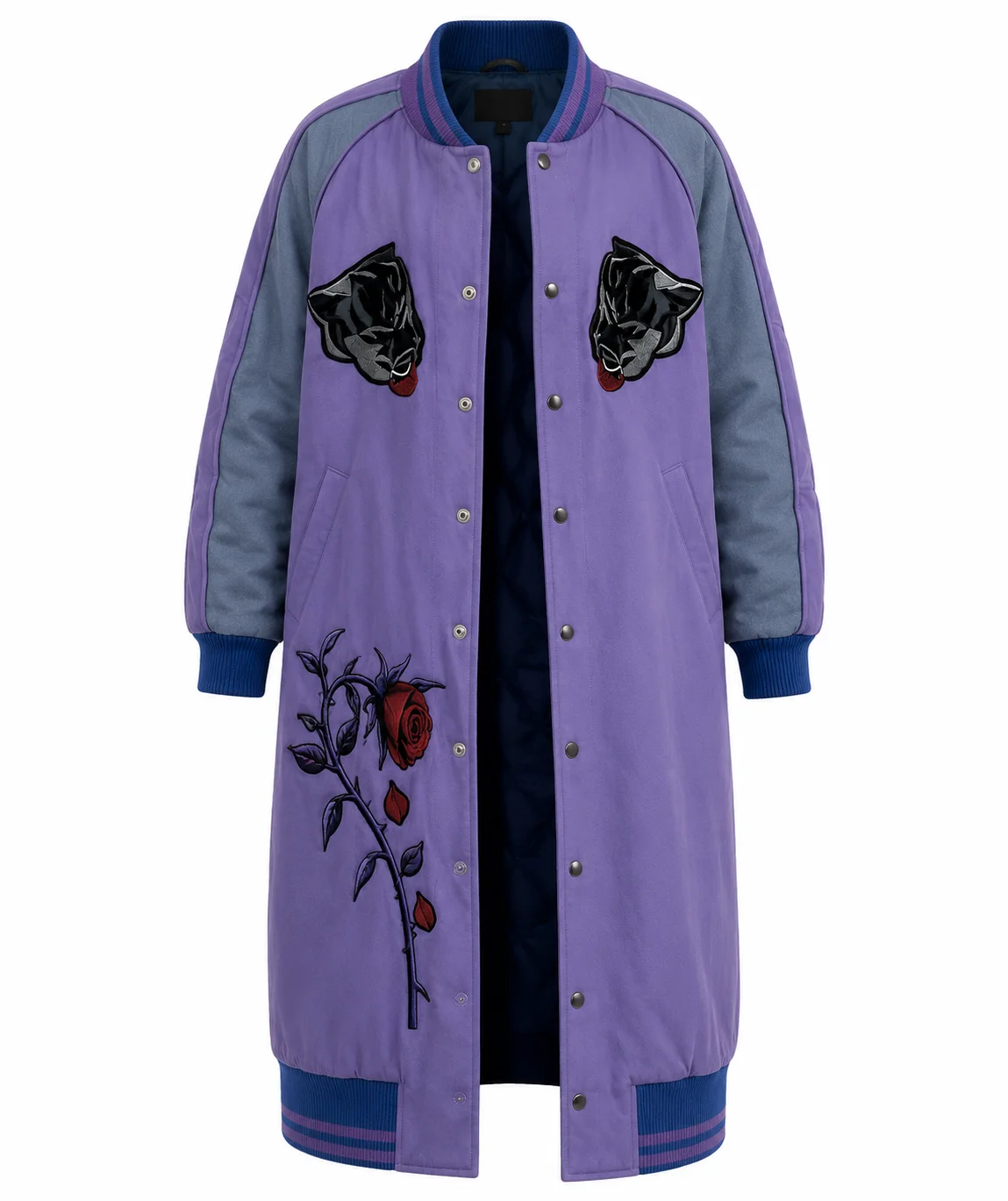 Dead Boy Detectives Kassius Nelson Purple Trench Coat