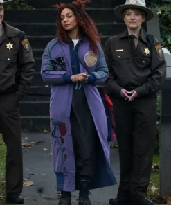 Dead Boy Detectives Kassius Nelson Purple Trench Coat