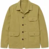 Don Gilet Death in Paradise Green Cotton Jacket