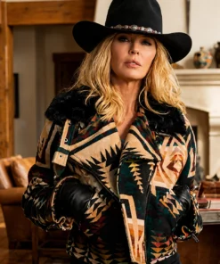 Dutton Ranch 2026 Beth Dutton Aztec Wool Jacket