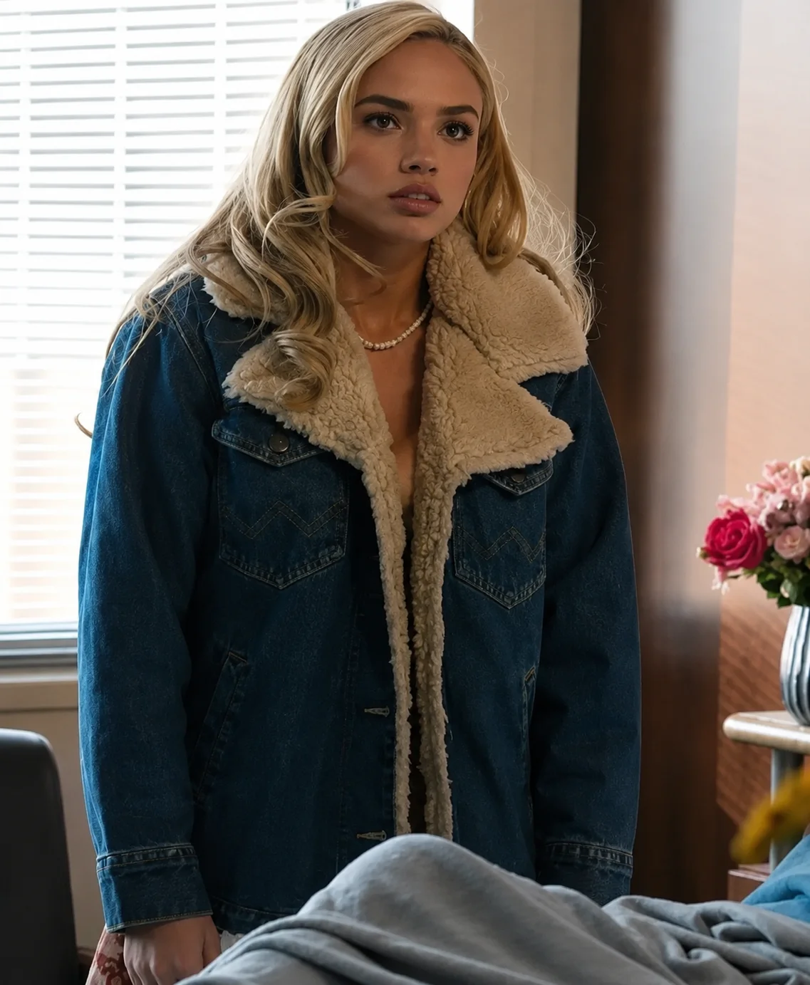 Dutton Ranch Oreana Denim Sherpa Jacket
