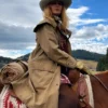 Dutton Ranch S01 Beth Dutton Brown Coat