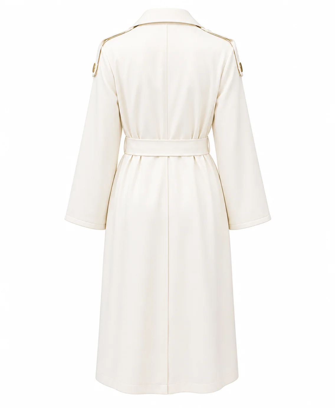 Elle Eva Woods Wool Trench Coat