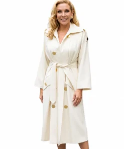 Elle Eva Woods Wool Trench Coat