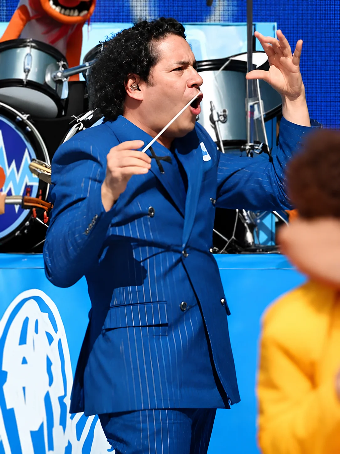FIFA 2026 Final Halftime Show Gustavo Dudamel Blue Suit