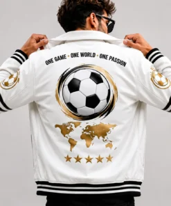 FIFA World Cup 2026 Inspired Leather Jacket
