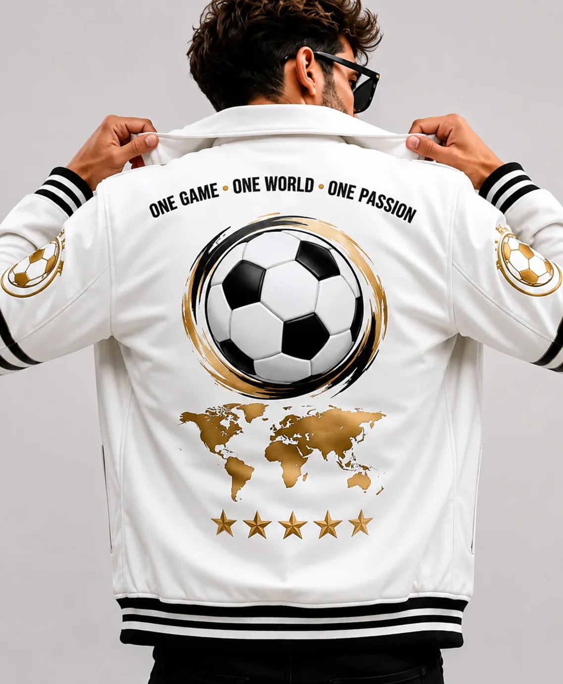 FIFA World Cup 2026 Inspired Leather Jacket