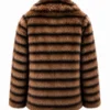 Fightland 2026 Anita Joy Uwajeh Brown Fur Coat