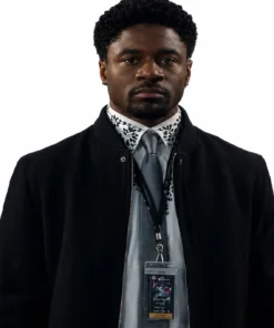 Fightland Charles Babalola Black Bomber Jacket