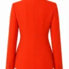 General Hospital 2026 Nazneen Contractor Red Peplum Blazer