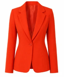 General Hospital 2026 Nazneen Contractor Red Peplum Blazer