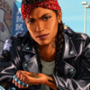 Grand Theft Auto VI Female Protagonist Black Biker Jacket