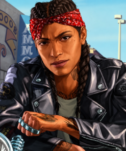 Grand Theft Auto VI Female Protagonist Black Biker Jacket