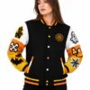 Halloween Boo Varsity Jacket