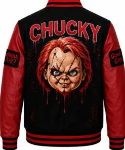 Halloween Chucky Varsity Bomber Jacket