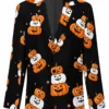 Halloween Cute Pumpkins Blazer