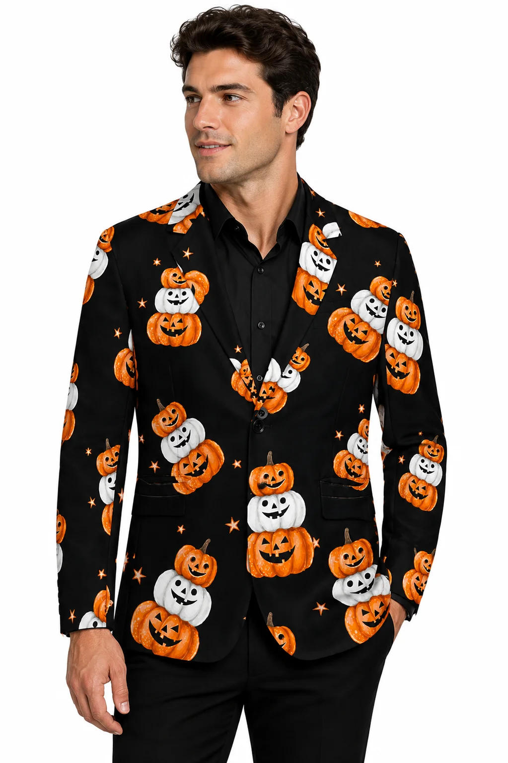 Halloween Cute Pumpkins Blazer