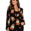 Halloween Cute Pumpkins Blazer