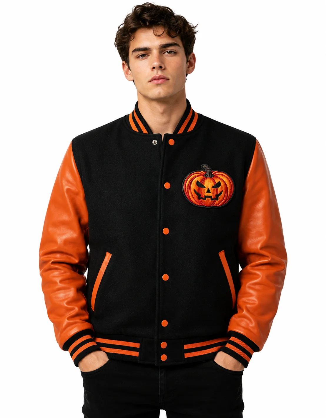 Happy Halloween Varsity Jacket