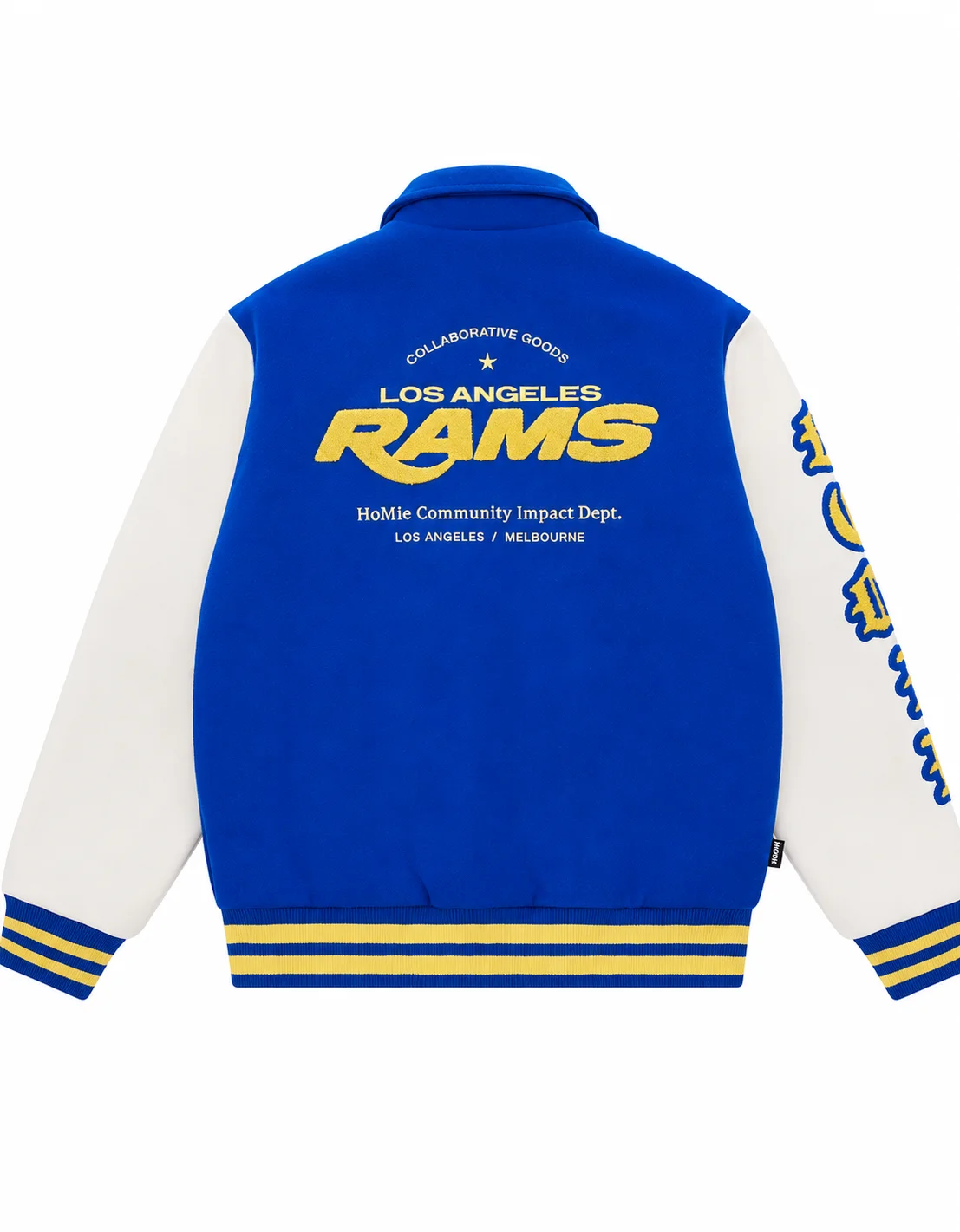 Homie x Los Angeles Rams Letterman Jacket
