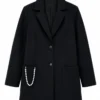 I Play Rocky AnnaSophia Robb Black Coat