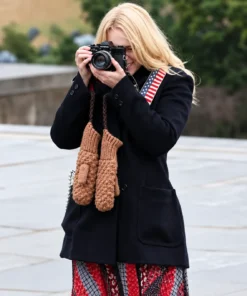 I Play Rocky AnnaSophia Robb Black Coat