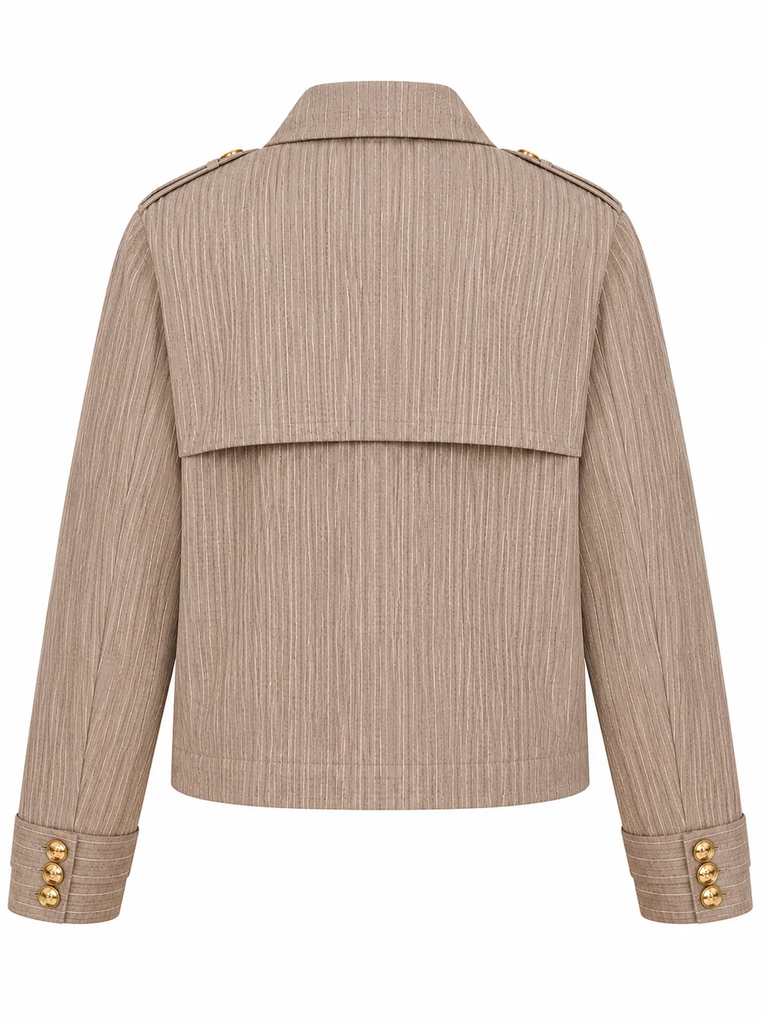 In the City 2026 Lindsay Hubbard Striped Cropped Jacket
