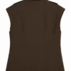 In the City Danielle Olivera Brown Vest