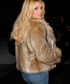 Jessica Simpson Fur Jacket