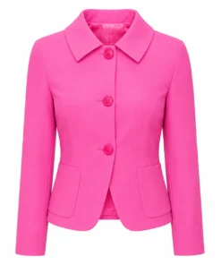Lexi Minetree Elle 2026 Pink Wool Jacket