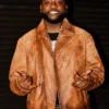 London Davido Brown Leather Jacket