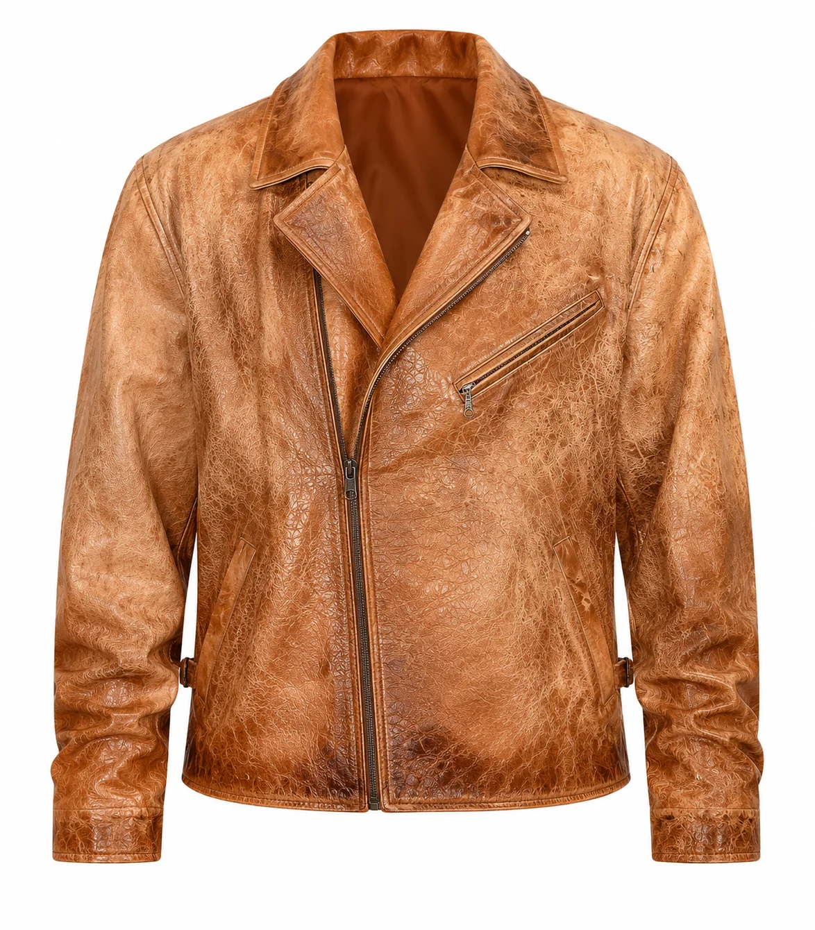 London Davido Brown Leather Jacket