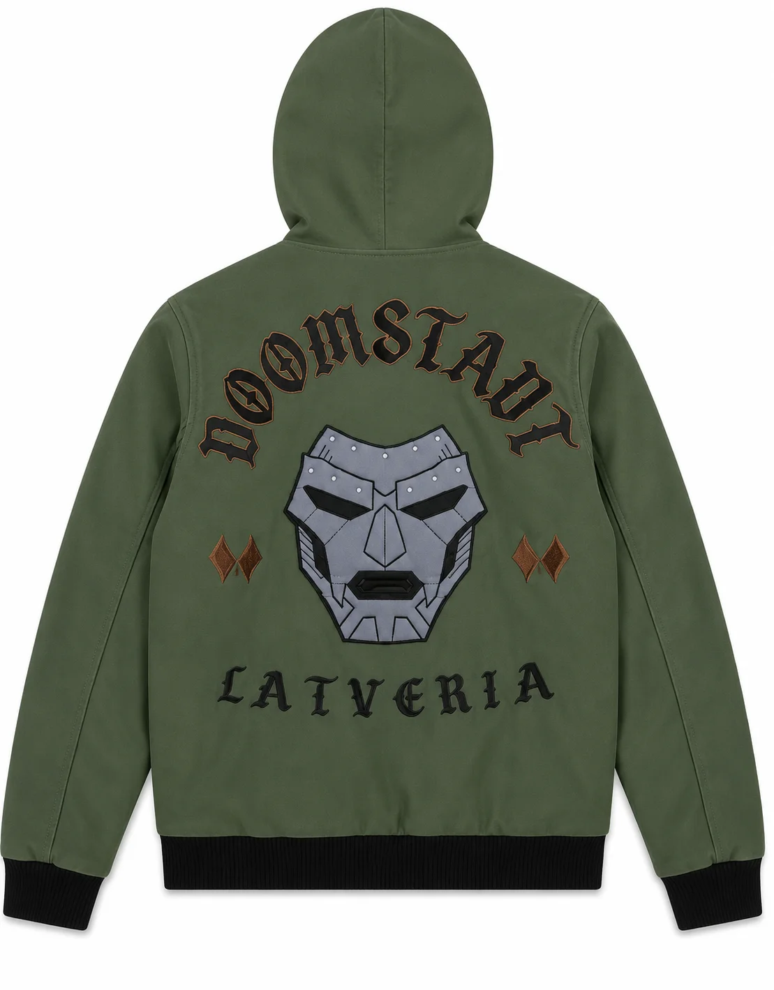 Marvel Doctor Doom Green Hooded Jacket